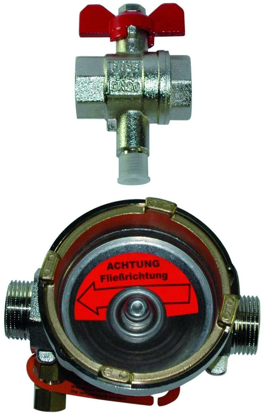 Allmess UltraMaXX Einbausatz 2504000006 EAT 1", DS6, DN 20, 130 Mm, Mit Vorlaufkugelhahn 3 Allmess UltraMaXX Einbausatz 2504000006 EAT 1", DS6, DN 20, 130 Mm, Mit Vorlaufkugelhahn