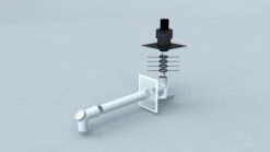 Bertrams Polyline EW Standardbausatz 3 40STB80-3 DN 80, Schachtmontage Mit Verbindungsstück, Mündung PE