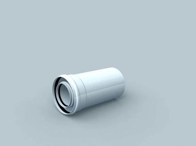 Bertrams Polyline LAS Rohr 41RL1000-60 1000 Mm, DN 60/100, Innen, Weiß 5 Bertrams Polyline LAS Rohr 41RL1000-60 1000 Mm, DN 60/100, Innen, Weiß – Bild 3