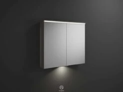 Burgbad Eqio Spiegelschrank SPGT090F2010 90 X 80 X 17 Cm, Grau Hochglanz