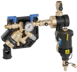 Caleffi Ba Füllkombi DE1580010 1/2", Anschluss Schlammabscheider 3/4", Mit DIRTMAGPLUS