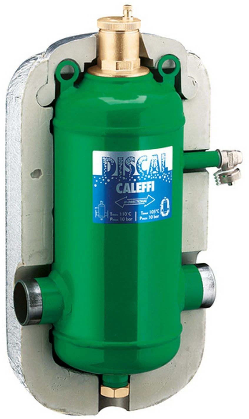 Caleffi Discal Mikroblasenabscheider 551103 DN 100, Stahl-Gehäuse, Schweißanschlüsse, Mit Isolierung 3 Caleffi Discal Mikroblasenabscheider 551103 DN 100, Stahl-Gehäuse, Schweißanschlüsse, Mit Isolierung