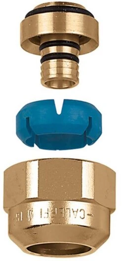 Caleffi Klemmverschraubung 680500 3/4", Verchromt, Ø 9-9,5 IG, Ø 14-16 AG