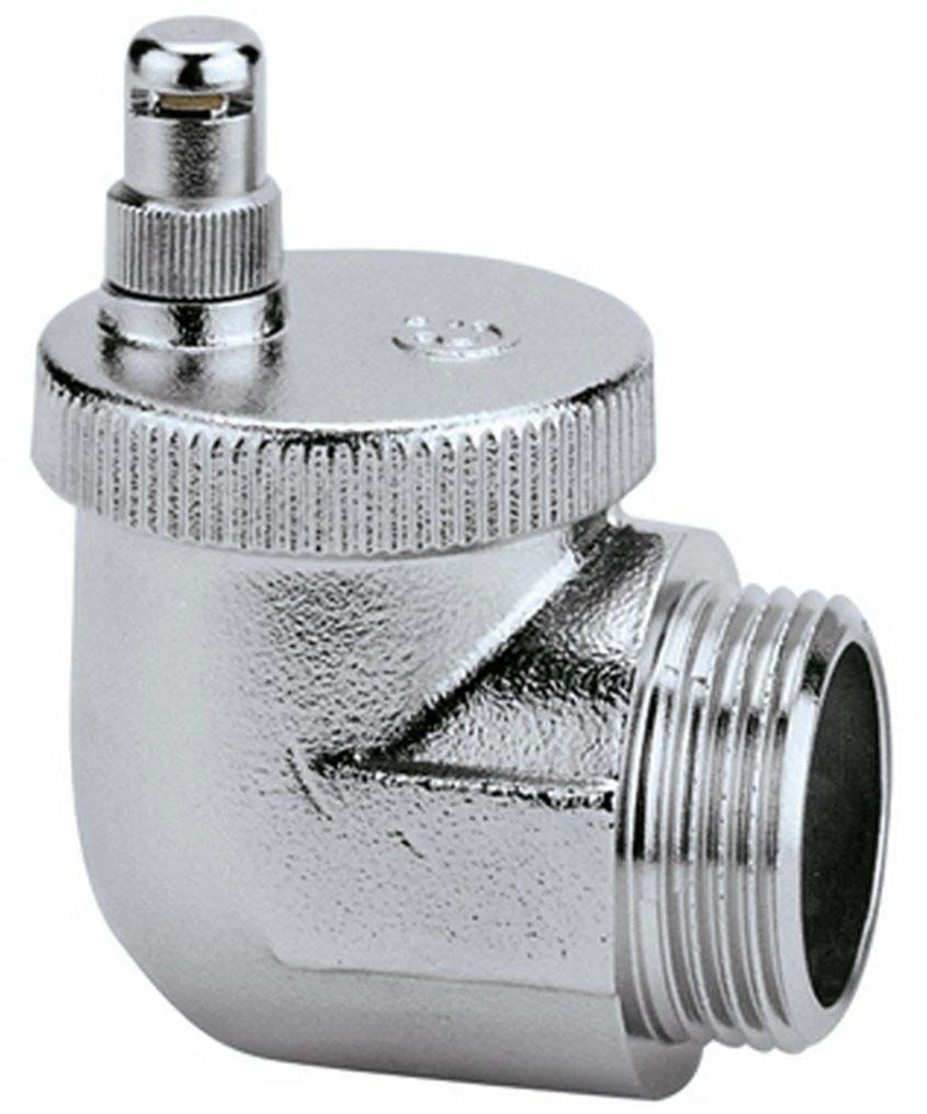 Caleffi Schnellentlüfter Aercal 1/2" AG, Pressmessing Verchromt, Automatisch, Winkelform 3 Caleffi Schnellentlüfter Aercal 1/2" AG, Pressmessing Verchromt, Automatisch, Winkelform