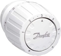 Danfoss Thermostatkopf RA 2940 013G2940 Weiß, Eingebauter Fühler, Mit Nullabsperrung
