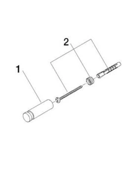 Dornbracht Haken Platin Matt -Badezimmerbedarf Geschäft Dornbracht Haken platin matt 2