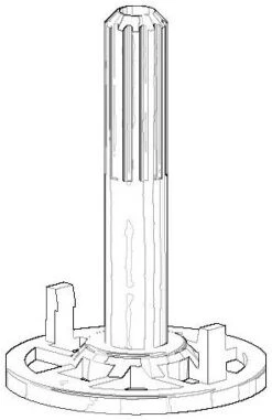 Dornbracht Mitnehmer 09182004190 60 X 40 X 40