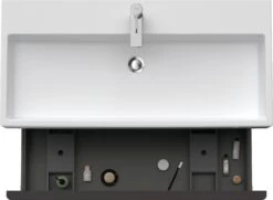 Duravit D-Neo Waschtisch-Unterschrank DE427401616 98,4 X 44,2 Cm, Eiche Schwarz, Wandhängend, 1 Auszug -Badezimmerbedarf Geschäft Duravit D Neo Waschtisch Unterschrank DE427401616 984 x 442 cm Eiche Schwarz wandhaengend 1 Auszug 2