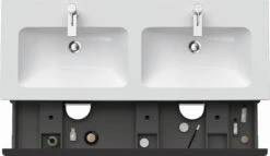 Duravit D-Neo Waschtisch-Unterschrank DE436502222 128 X 46,2 Cm, Weiß Hochglanz, Wandhängend, 1 Schubkasten, 1 Auszug -Badezimmerbedarf Geschäft Duravit D Neo Waschtisch Unterschrank DE436502222 128 x 462 cm Weiss Hochglanz wandhaengend 1 Schubkasten 1 Auszug 3