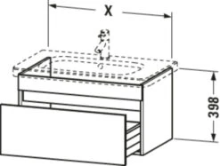 Duravit DuraStyle Waschtischunterbau DS638002222 Weiß Hochglanz, 58x44,8x39,8cm, 1 Auszug 9 Duravit DuraStyle Waschtischunterbau DS638002222 Weiß Hochglanz, 58x44,8x39,8cm, 1 Auszug -Badezimmerbedarf Geschäft Duravit DuraStyle Waschtischunterbau DS638002222 weiss hochglanz 58x448x398cm 1 Auszug 2