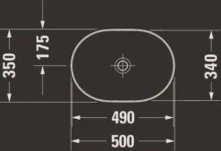 Duravit Luv Aufsatz-Waschtisch 03795026001 50x35cm, Geschliffen, Ohne Überlauf, Ohne Hahnlochbank, Weiß/weiß WonderGliss -Badezimmerbedarf Geschäft Duravit Luv Aufsatz Waschtisch 03795026001 50x35cm geschliffen ohne Ueberlauf ohne Hahnlochbank weiss weiss WonderGliss 5