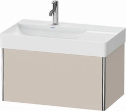 Duravit XSquare Waschtisch-Unterschrank XS406209191 78,4x39,7x46cm, 1 Auszug, Taupe -Badezimmerbedarf Geschäft Duravit XSquare Waschtisch Unterschrank XS406209191 784x397x46cm 1 Auszug Taupe 2
