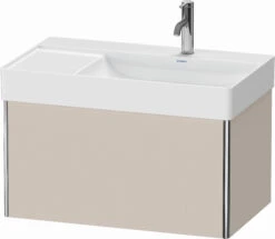 Duravit XSquare Waschtisch-Unterschrank XS406209191 78,4x39,7x46cm, 1 Auszug, Taupe