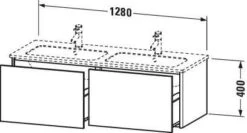 Duravit XSquare Waschtisch-Unterschrank XS407504747 128x40x47,8cm, 2 Auszüge, Stone Blue Hochglanz 7 Duravit XSquare Waschtisch-Unterschrank XS407504747 128x40x47,8cm, 2 Auszüge, Stone Blue Hochglanz -Badezimmerbedarf Geschäft Duravit XSquare Waschtisch Unterschrank XS407504747 128x40x478cm 2 Auszuege Stone Blue hochglanz 2