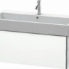 Duravit XSquare Waschtisch-Unterschrank XS409601818 98,4x39,7x46cm, 1 Auszug, Weiß Matt 2 Duravit XSquare Waschtisch-Unterschrank XS409601818 98,4x39,7x46cm, 1 Auszug, Weiß Matt -Badezimmerbedarf Geschäft Duravit XSquare Waschtisch Unterschrank XS409601818 984x397x46cm 1 Auszug weiss matt