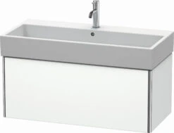 Duravit XSquare Waschtisch-Unterschrank XS409601818 98,4x39,7x46cm, 1 Auszug, Weiß Matt