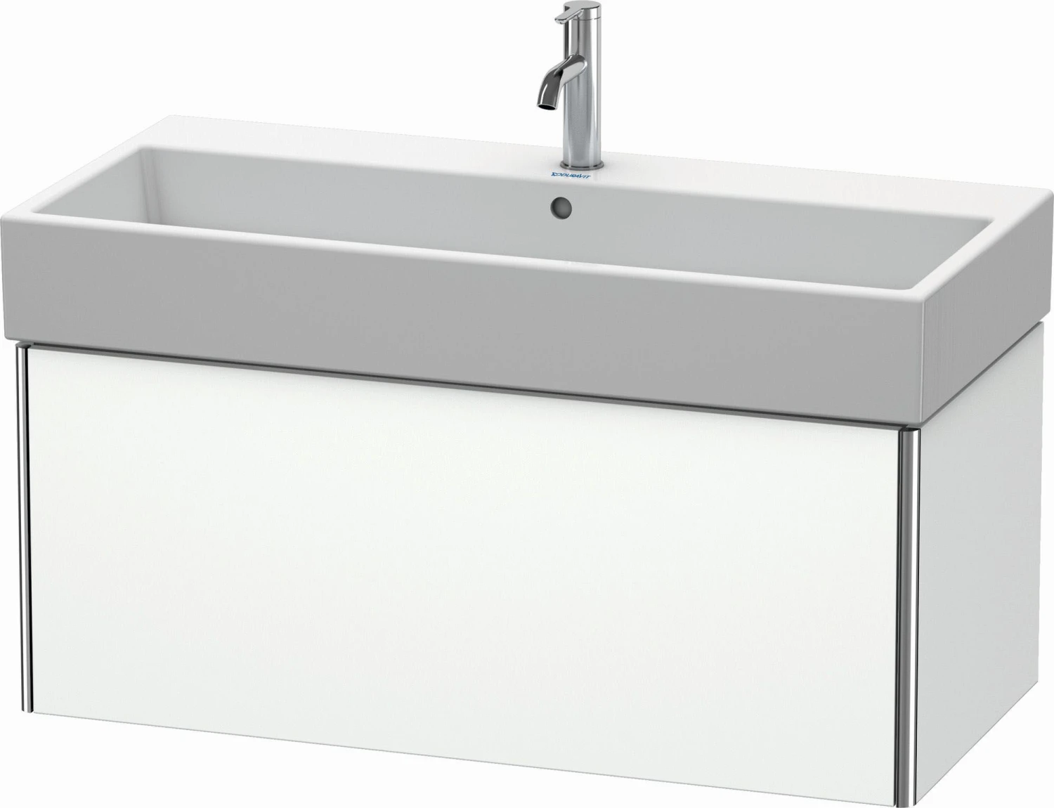 Duravit XSquare Waschtisch-Unterschrank XS409601818 98,4x39,7x46cm, 1 Auszug, Weiß Matt 3 Duravit XSquare Waschtisch-Unterschrank XS409601818 98,4x39,7x46cm, 1 Auszug, Weiß Matt