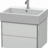 Duravit XSquare Waschtisch-Unterschrank XS419303636 58,4x39,7x46cm, 2 Schubkästen, Weiß Seidenmatt
