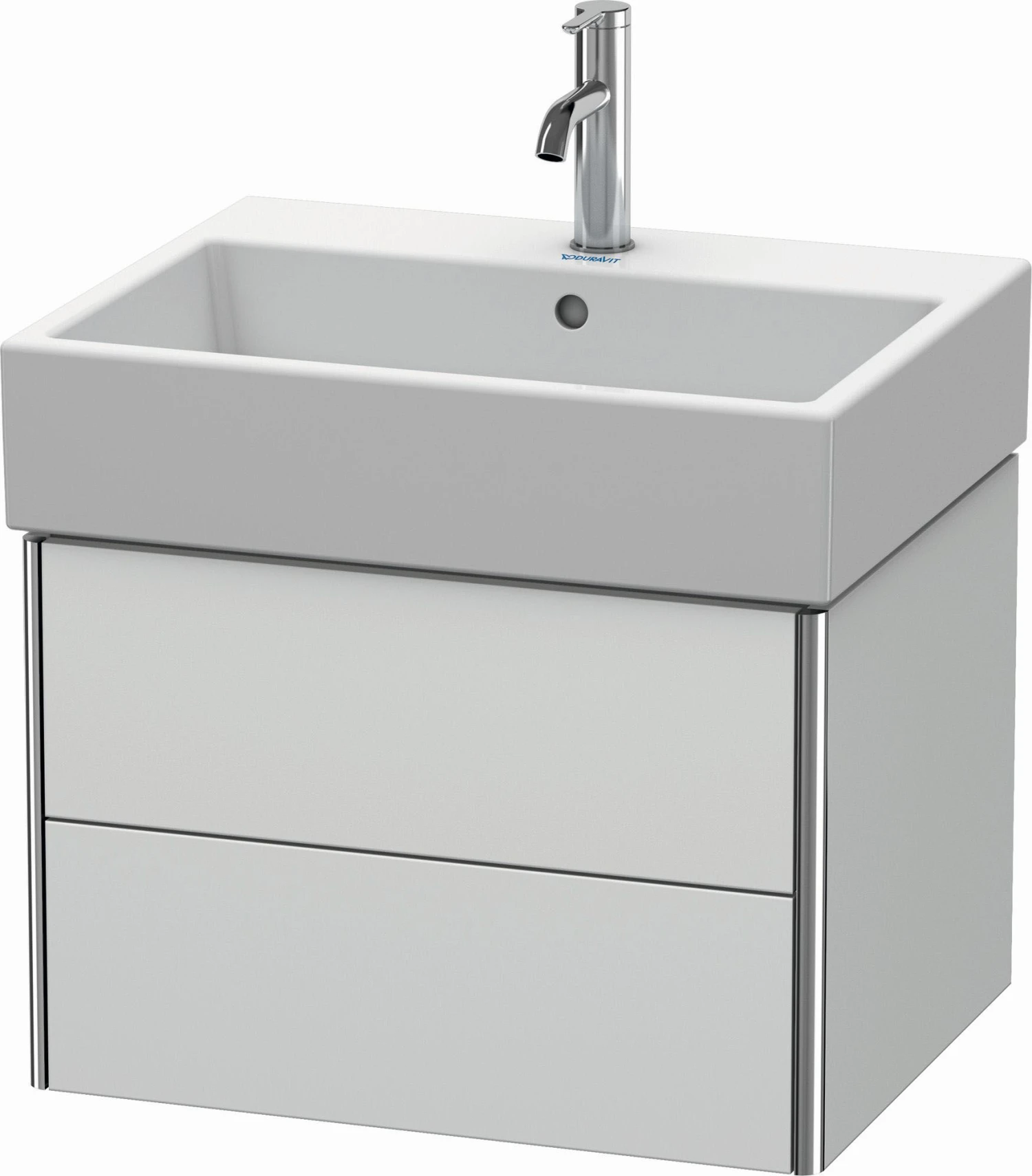 Duravit XSquare Waschtisch-Unterschrank XS419303636 58,4x39,7x46cm, 2 Schubkästen, Weiß Seidenmatt 3 Duravit XSquare Waschtisch-Unterschrank XS419303636 58,4x39,7x46cm, 2 Schubkästen, Weiß Seidenmatt