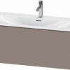 Duravit XSquare Waschtisch-Unterschrank XS422504343 101x39,7x47,8cm, Basalt Matt, 1 Auszug