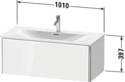 Duravit XSquare Waschtisch-Unterschrank XS422504343 101x39,7x47,8cm, Basalt Matt, 1 Auszug 7 Duravit XSquare Waschtisch-Unterschrank XS422504343 101x39,7x47,8cm, Basalt Matt, 1 Auszug -Badezimmerbedarf Geschäft Duravit XSquare Waschtisch Unterschrank XS422504343 101x397x478cm Basalt matt 1 Auszug 2