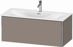 Duravit XSquare Waschtisch-Unterschrank XS422504343 101x39,7x47,8cm, Basalt Matt, 1 Auszug