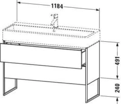 Duravit XSquare Waschtisch-Unterschrank XS447703939 118,4x49,1x46cm, 2 Auszüge, Nordic Weiß Seidenmatt 7 Duravit XSquare Waschtisch-Unterschrank XS447703939 118,4x49,1x46cm, 2 Auszüge, Nordic Weiß Seidenmatt -Badezimmerbedarf Geschäft Duravit XSquare Waschtisch Unterschrank XS447703939 1184x491x46cm 2 Auszuege Nordic weiss seidenmatt 2