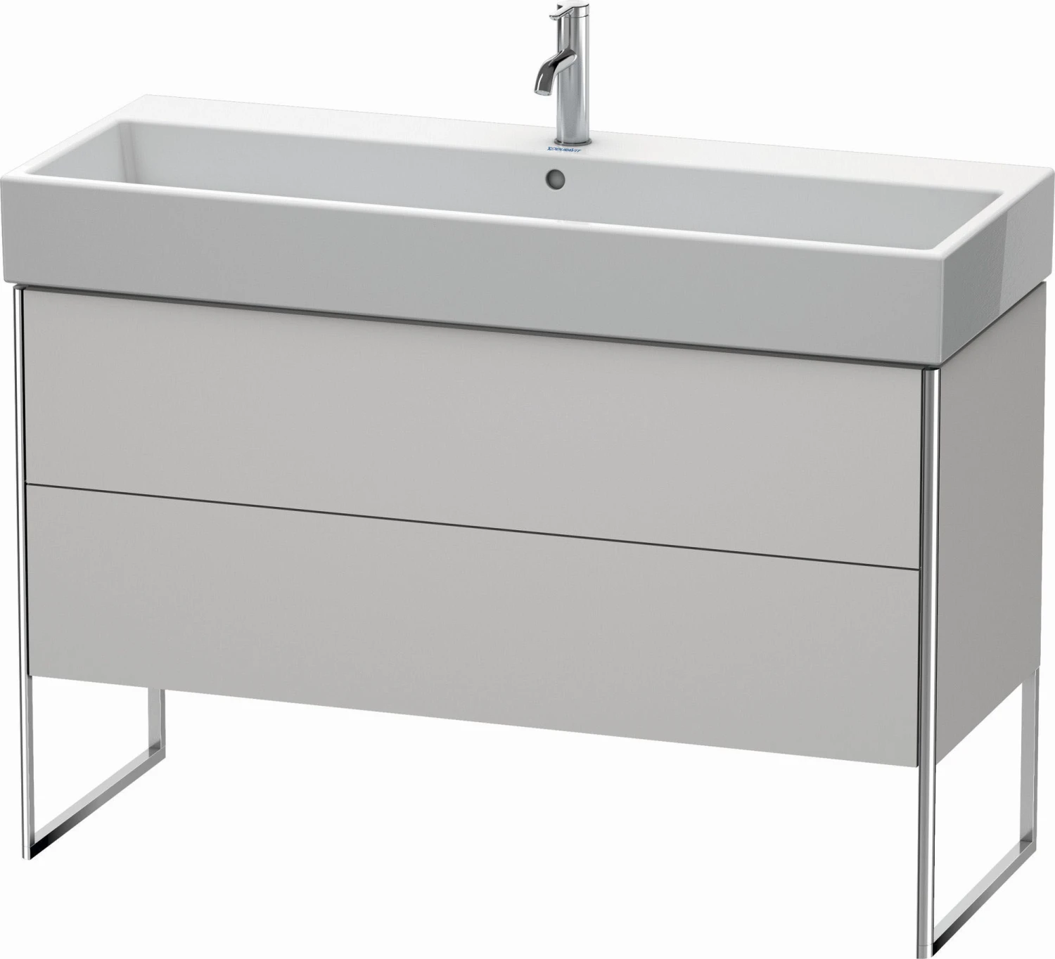 Duravit XSquare Waschtisch-Unterschrank XS447703939 118,4x49,1x46cm, 2 Auszüge, Nordic Weiß Seidenmatt 3 Duravit XSquare Waschtisch-Unterschrank XS447703939 118,4x49,1x46cm, 2 Auszüge, Nordic Weiß Seidenmatt
