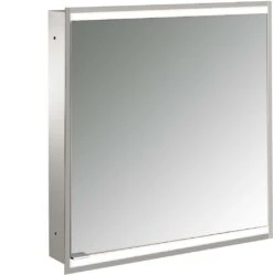 Emco Asis Prime 2 Lichtspiegelschrank 949706032 600mm, 1Tür, Verspiegelte Glasrückwand, Lichtpaket