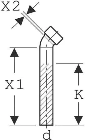 Geberit Ablaufanschlussbogen 152222111 45Grad, Mit Quetschverschraubung, Kunststoff, Weiß, Ø 40 Mm 4 Geberit Ablaufanschlussbogen 152222111 45Grad, Mit Quetschverschraubung, Kunststoff, Weiß, Ø 40 Mm – Bild 2