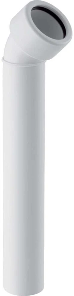 Geberit Ablaufanschlussbogen 152222111 45Grad, Mit Quetschverschraubung, Kunststoff, Weiß, Ø 40 Mm