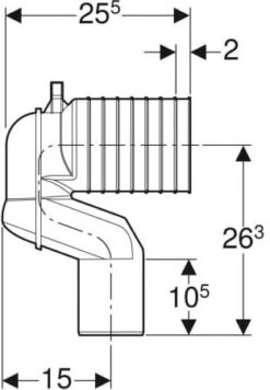 Geberit Anschlussbogen Set P 131081111 Weiß-alpin, Für Bodenabläufe Mit Wandabstand 15 Cm -Badezimmerbedarf Geschäft Geberit Anschlussbogen Set P 131081111 weiss alpin fuer Bodenablaeufe mit Wandabstand 15 cm 2