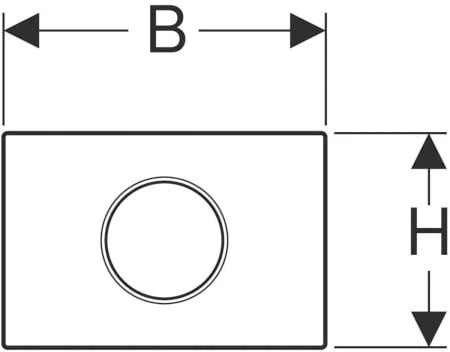 Geberit BetPl. Sigma10 Zu WC-Strg. Mit 242782KL1 Elektron. Sp-Ausl. Weiß/mattchr/mattchr 4 Geberit BetPl. Sigma10 Zu WC-Strg. Mit 242782KL1 Elektron. Sp-Ausl. Weiß/mattchr/mattchr – Bild 2