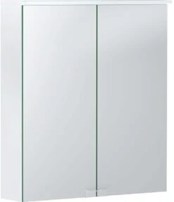Geberit Option Basic Spiegelschrank 500273001 600x675x140mm, Mit Beleuchtung, Zwei Türen