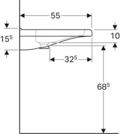 Geberit Renova Comfort Waschtisch 128661600 60 X 55cm, Weiss, KeraTect, Ohne Hahnloch/Überlauf 9 Geberit Renova Comfort Waschtisch 128661600 60 X 55cm, Weiss, KeraTect, Ohne Hahnloch/Überlauf -Badezimmerbedarf Geschäft Geberit Renova Comfort Waschtisch 128661600 60 x 55cm weiss KeraTect ohne Hahnloch Ueberlauf 3