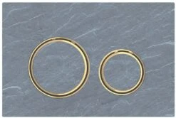 Geberit Sigma 21 Betätigungsplatte 115652JM1 Platte/Taste Mustang Schiefer, Ring Messing, Für 2-Megen-Spülung