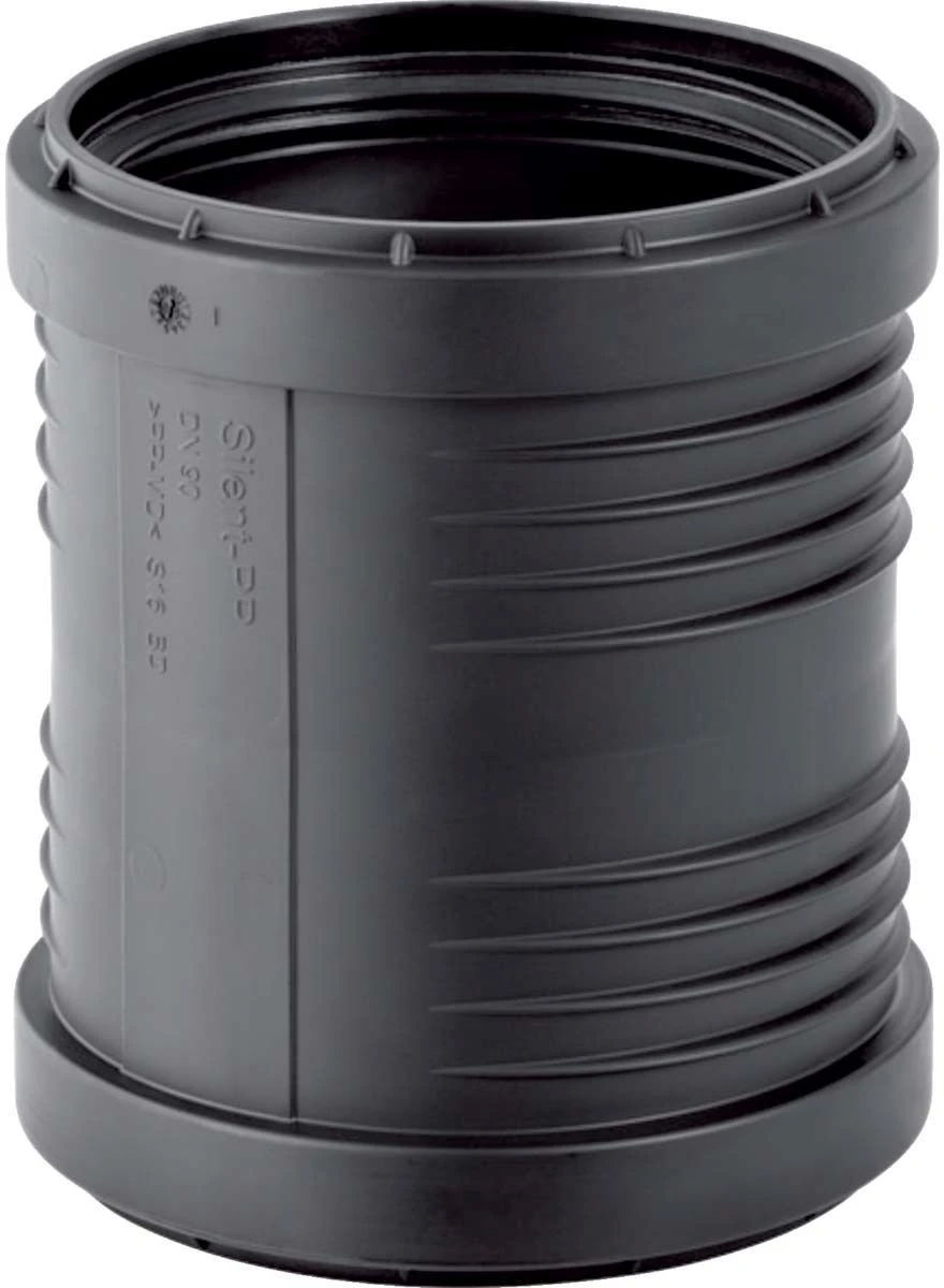 Geberit Silent PP Doppelsteckmuffe 390616141 DN 125, Schalloptimiert 3 Geberit Silent PP Doppelsteckmuffe 390616141 DN 125, Schalloptimiert