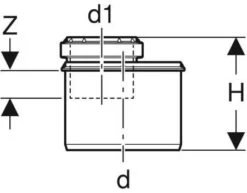 Geberit Silent PP Reduktion 390575141 DN 100/50, Exzentrisch, Kurz -Badezimmerbedarf Geschäft Geberit Silent PP Reduktion 390575141 DN 100 50 exzentrisch kurz 2