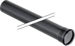 Geberit Silent PP Rohr 390502141 DN 100, 500 Mm, Mit Muffe, Schalloptimiert