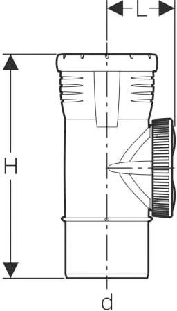 Geberit Silent Pro Reinigungsstück 393427141 DN 90, 90°, Mit Runder Serviceöffnung 4 Geberit Silent Pro Reinigungsstück 393427141 DN 90, 90°, Mit Runder Serviceöffnung – Bild 2