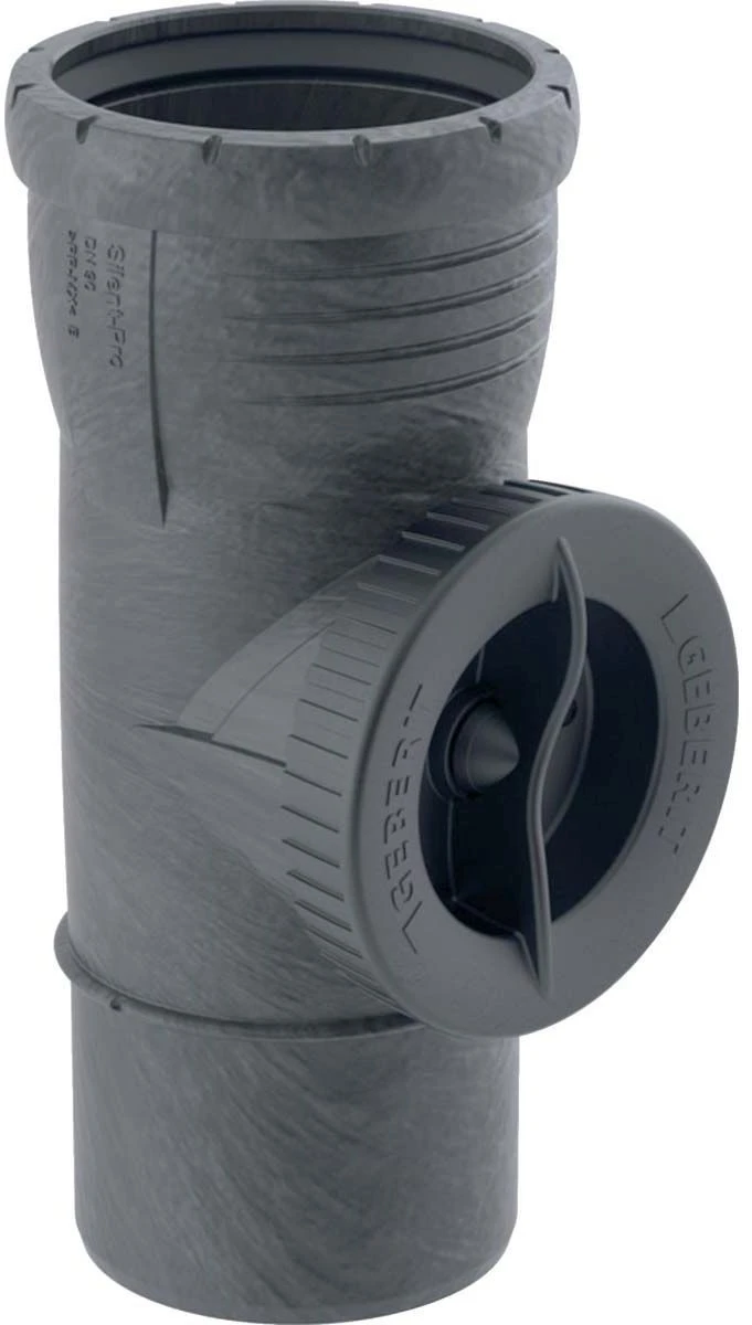 Geberit Silent Pro Reinigungsstück 393427141 DN 90, 90°, Mit Runder Serviceöffnung 3 Geberit Silent Pro Reinigungsstück 393427141 DN 90, 90°, Mit Runder Serviceöffnung