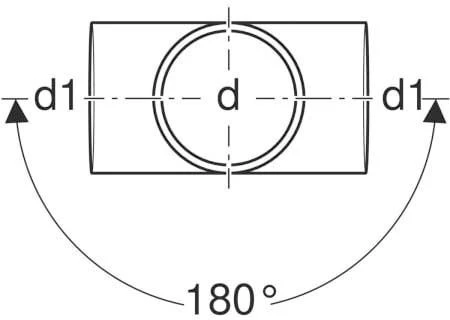 Geberit Silent Db20 Bogenabzweig 310102141 DN 100, 2-fach, 88,5Grad, Mit Innenradius 4 Geberit Silent Db20 Bogenabzweig 310102141 DN 100, 2-fach, 88,5Grad, Mit Innenradius – Bild 2