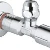 Grohe Eckventil 22039000 Chrom 1/2"x3/8", Selbstdichtend 2 Grohe Eckventil 22039000 Chrom 1/2"x3/8", Selbstdichtend -Badezimmerbedarf Geschäft Grohe Eckventil 22039000 chrom 1 2 x3 8 selbstdichtend