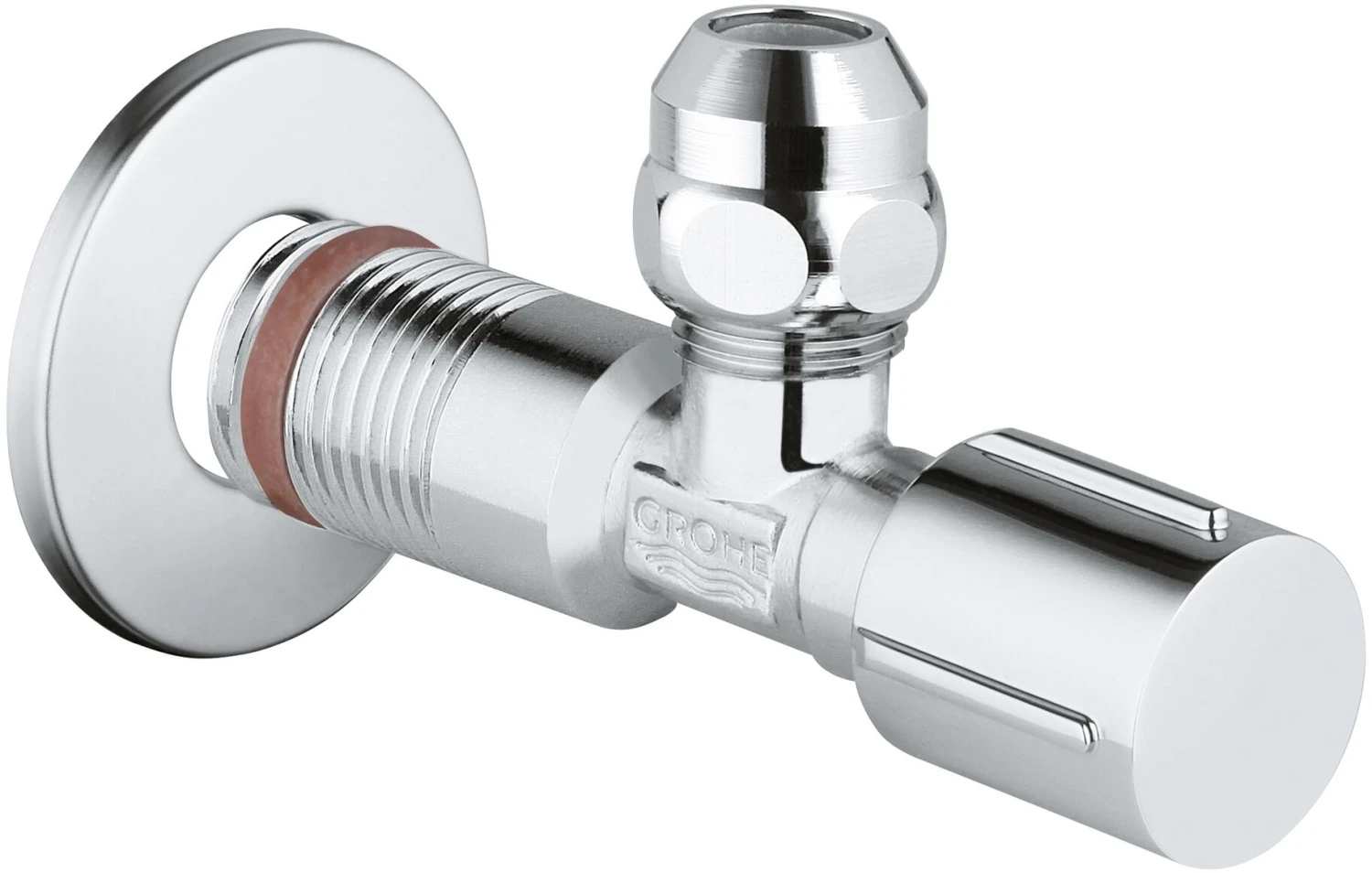 Grohe Eckventil 22039000 Chrom 1/2"x3/8", Selbstdichtend 3 Grohe Eckventil 22039000 Chrom 1/2"x3/8", Selbstdichtend