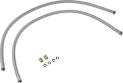 Grünbeck Schlauch-Set 707840 DN 20, Überwurfmutter 3/4"x3/4", 1,5 M, Gerade/gerade