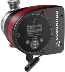 Grundfos Magna3 Umwälzpumpe 97924718 Edelstahl, 25-80 N, 180mm, PN 6/10, 230V