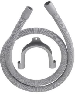 HAAS Ablauf-Wellschlauch 1336 Grau, 3/4", 1,5 M, Für Wasch- Und Spülmaschine