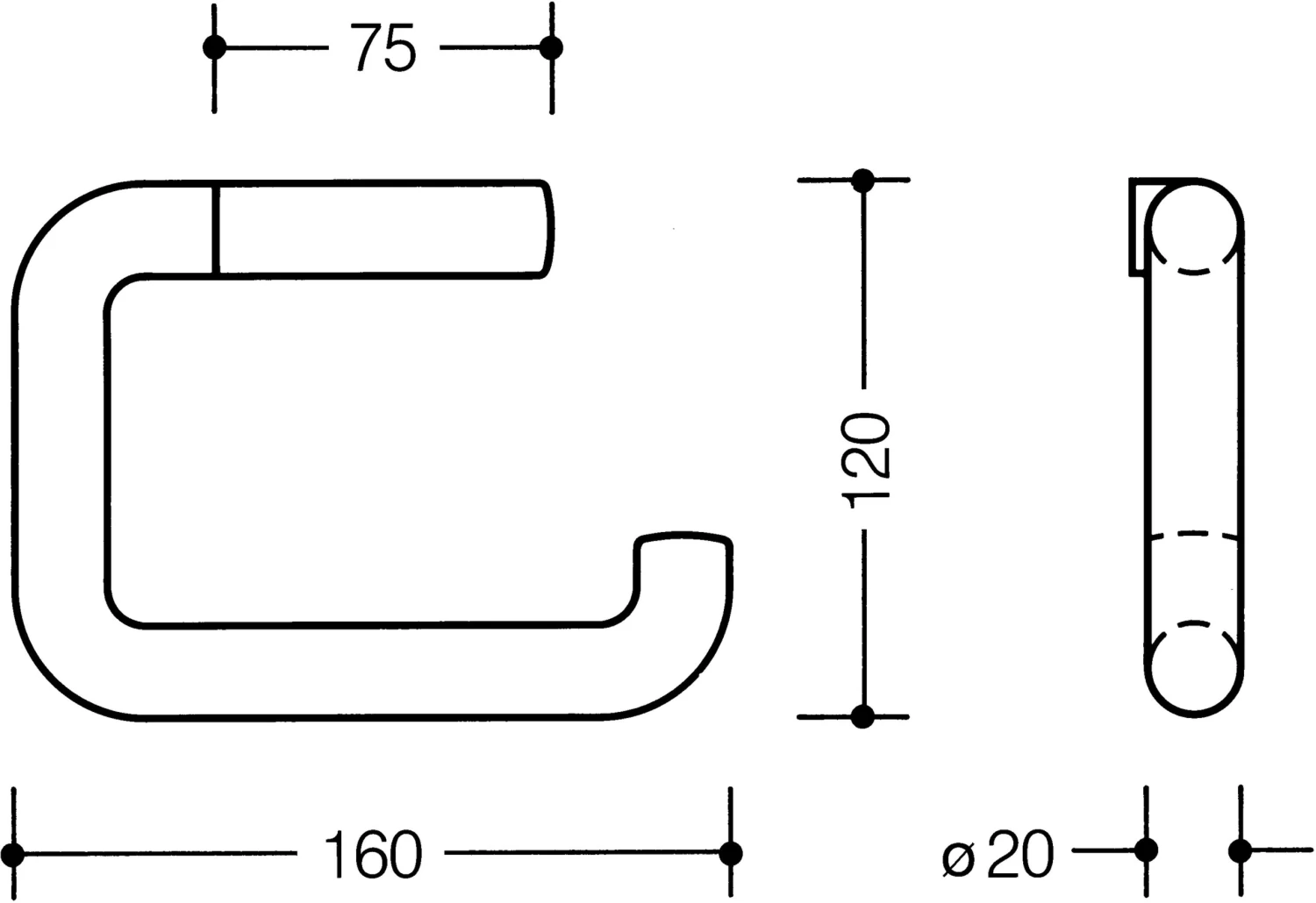 HEWI WC-Papierhalter Serie 477 4772110099 Reinweiss 9 HEWI WC-Papierhalter Serie 477 4772110099 Reinweiss – Bild 7