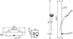 Hansa Renovierungsset Hansaunita 48130121 Aufputz, Brause Thermostat 8 Hansa Renovierungsset Hansaunita 48130121 Aufputz, Brause Thermostat -Badezimmerbedarf Geschäft Hansa Renovierungsset Hansaunita 48130121 Aufputz Brause Thermostat 1