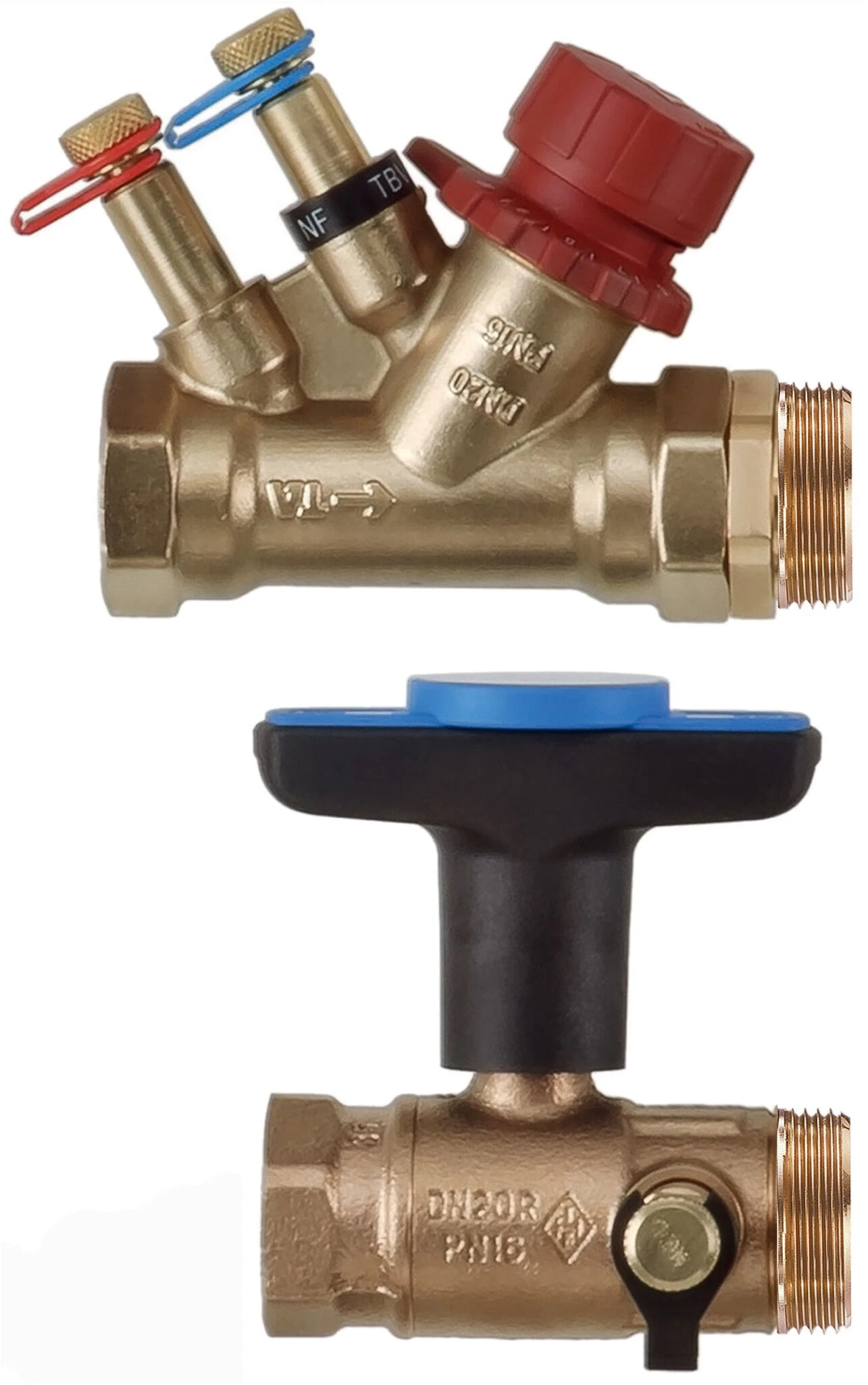 Heimeier Anschlussset 2 Für Dynacon 9339-02.800 Mit TBV NF Reglulierventil Und Globo Kugelhahn 3 Heimeier Anschlussset 2 Für Dynacon 9339-02.800 Mit TBV NF Reglulierventil Und Globo Kugelhahn